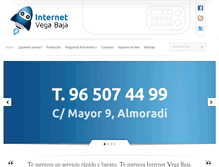 Tablet Screenshot of internetvegabaja.com